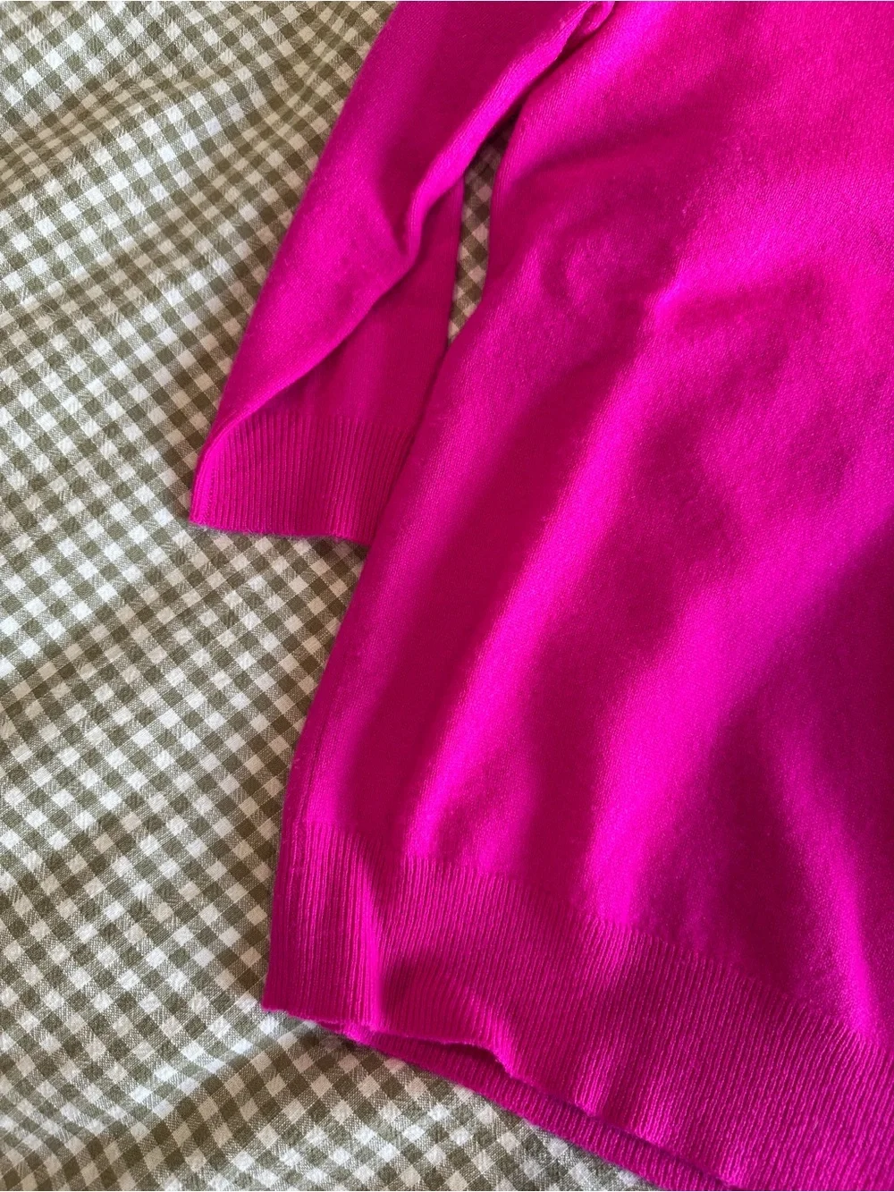 J. Crew Hot Pink Crewneck Sweater